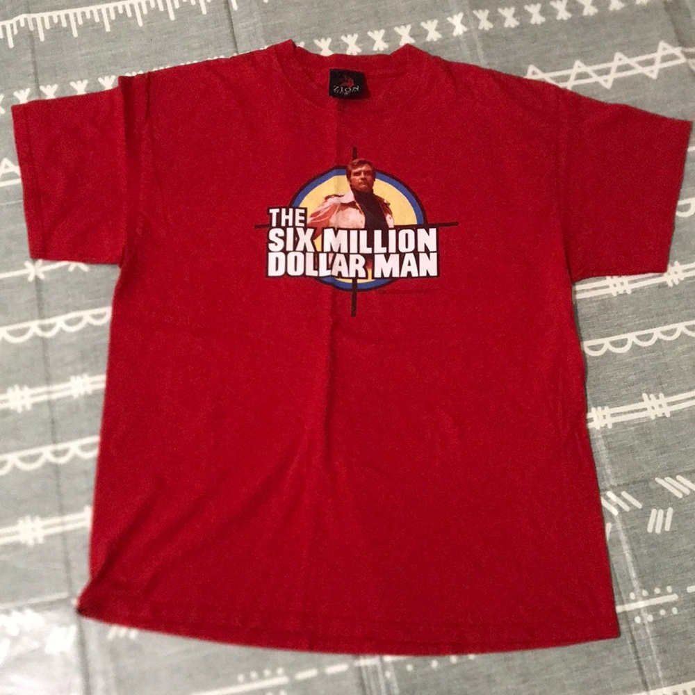 Vintage The Six Million Dollar Man movie shirt
